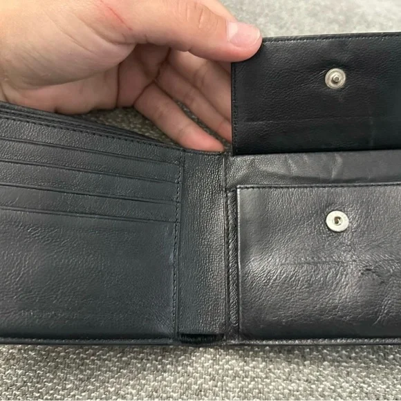 Balenciaga Black Leather Wallet